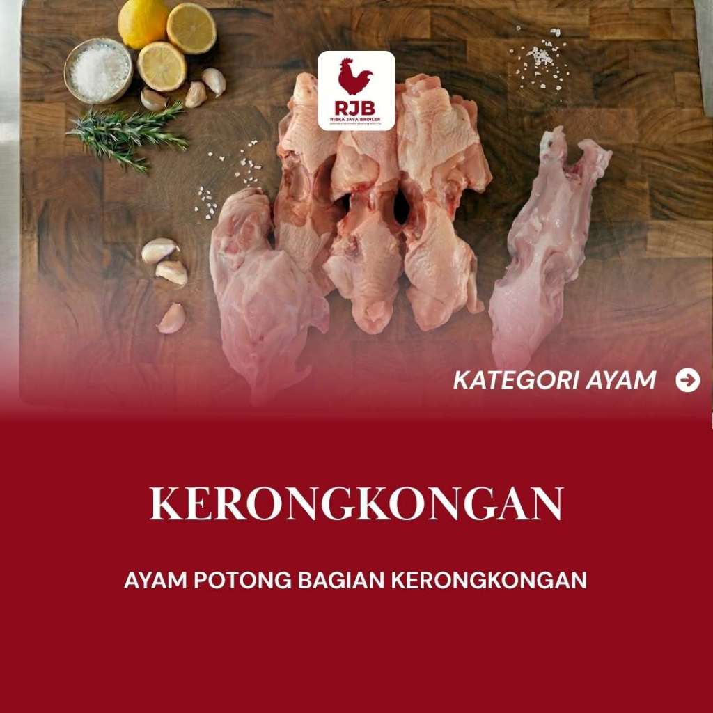 Ayam bagian Kerongkongan Tulang Dada Segar | Fresh | Frozen | 0.5 kg - 1 kg