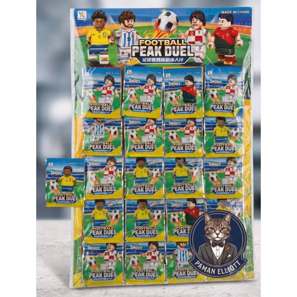 Mainan anak lego bola lego sepak bola lgo sepak bola isi 20