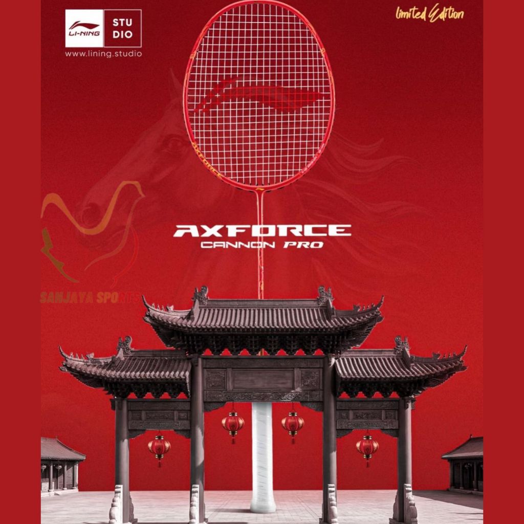 New Limited Edition Raket Badminton Lining Axforce Cannon Pro CNY Horse ORIGINAL