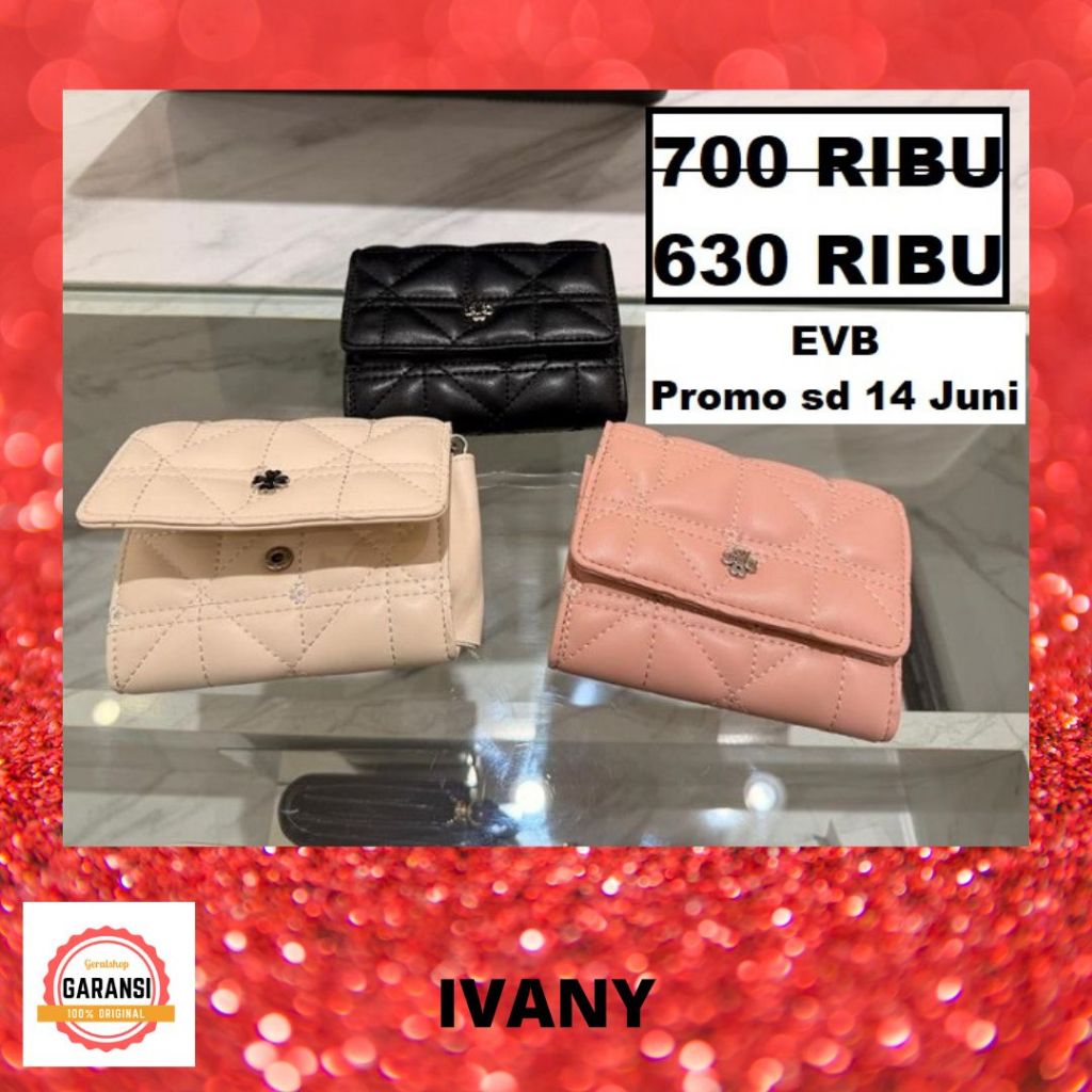 Dompet EVB wanita SALE wallet seri IVANY 100% ORIGINAL STORE
