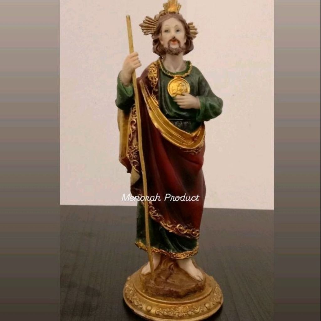 Patung Santo Yudas Tadeus.20cm