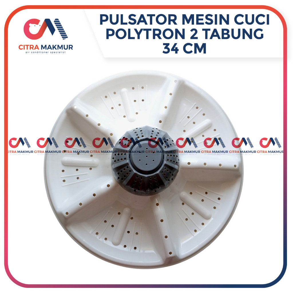 Pulsator Mesin Cuci Polytron 10z 2 tabung piringan 10 14 kg diameter 34 cm