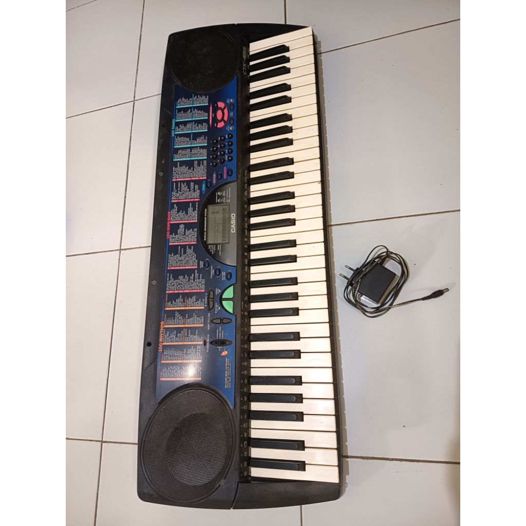 alat musik piano keyboard casio ctk 495,normal bekas pemakaian perumahan
