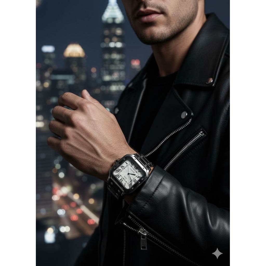 JAM TANGAN PRIA ANALOG CTR TANK KEREN MODEL KOTAK EDITION