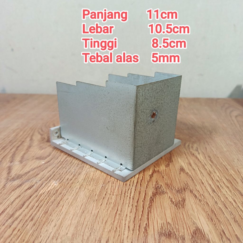 heatsink pendingin almunium 5mm bekas copotan sony
