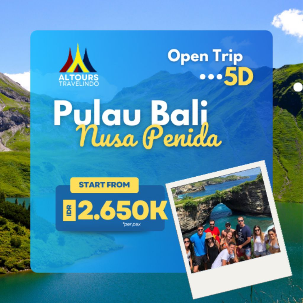 Travel voucher open trip BALI 5D - ALTOURS TRAVELINDO