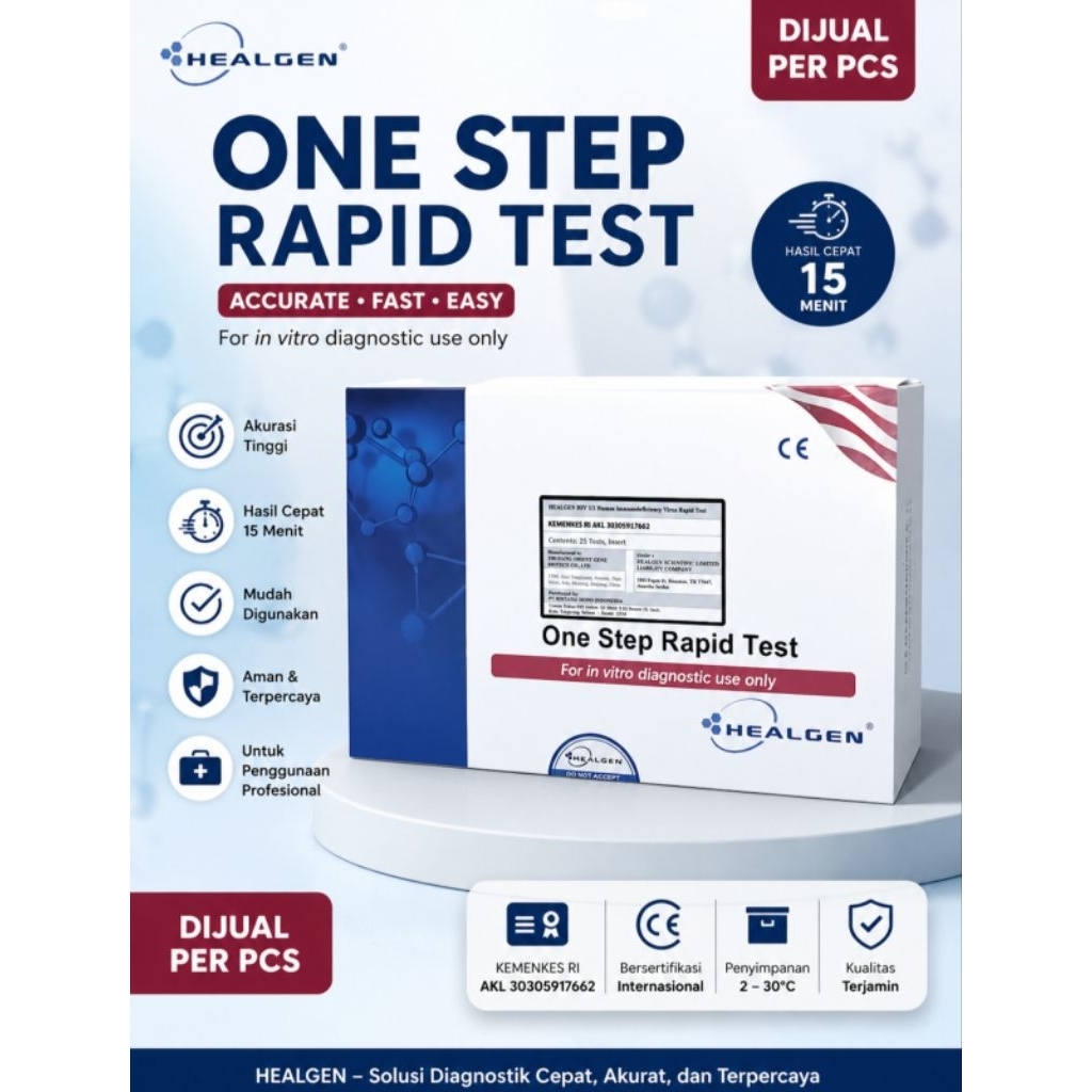 Hiv Test Healgen Satuan