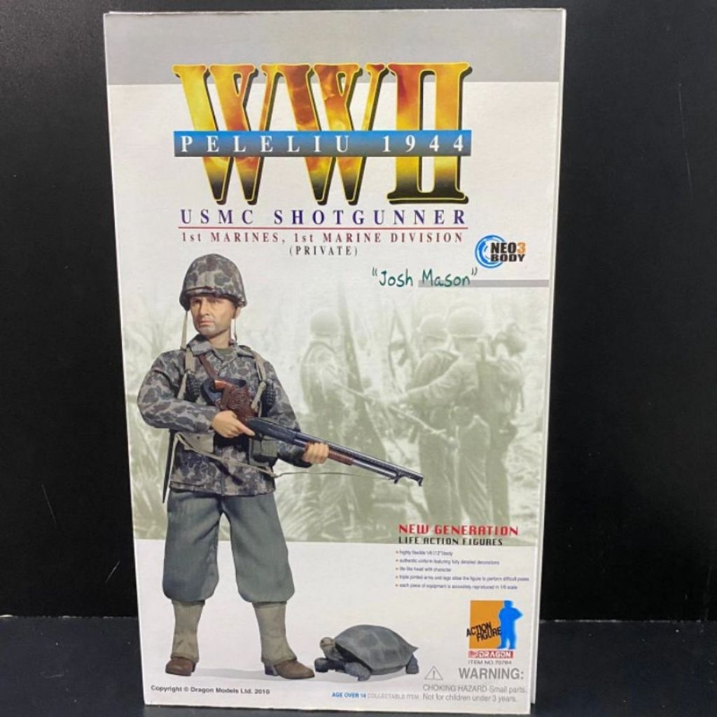 dragon ww2 1/6 figure usmc shotgunner josh mason