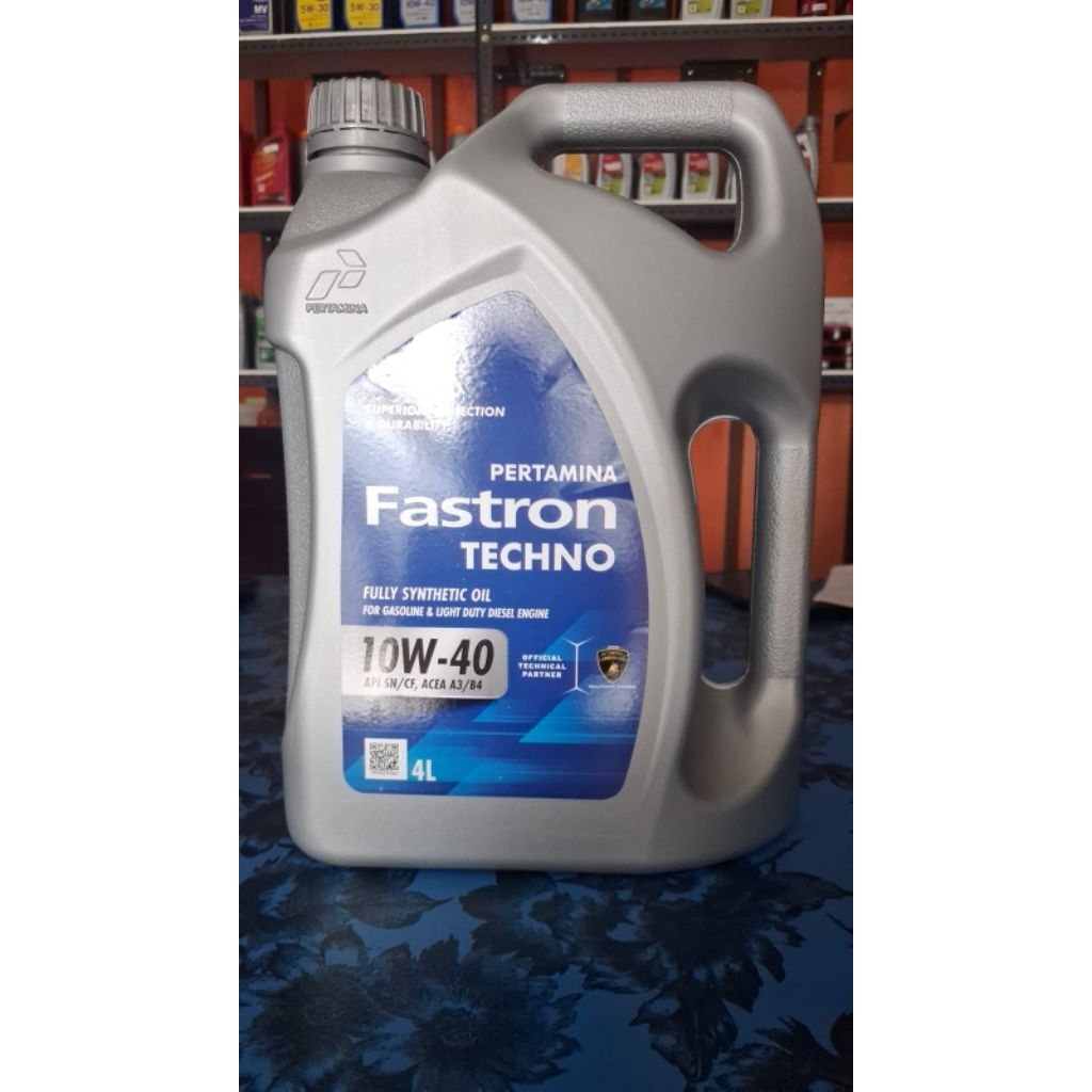 Oli Fastron Techno SAE 10W-40, 4 Liter