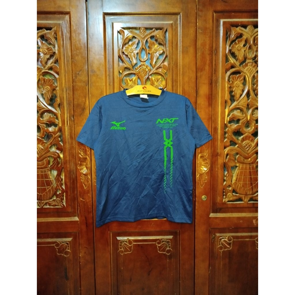 KAOS JERSEY RUNNING OLAHRAGA SPORT DRYFIT MIZ UNO SIZE S SECOND