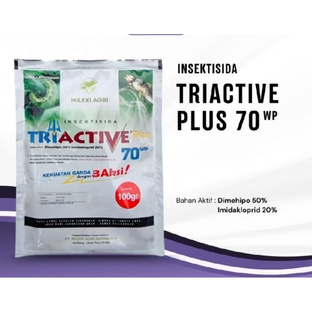 Insektisida TRIACTIVE 70WP 100G