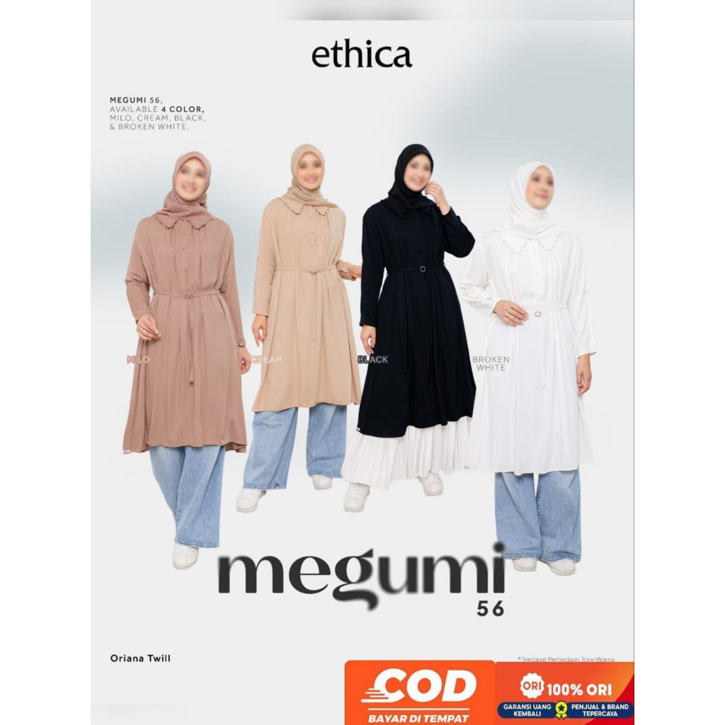 ETHICA | Megumi 56 - Tunik Ethica Terbaru - Original - Tunik Daily Ethica