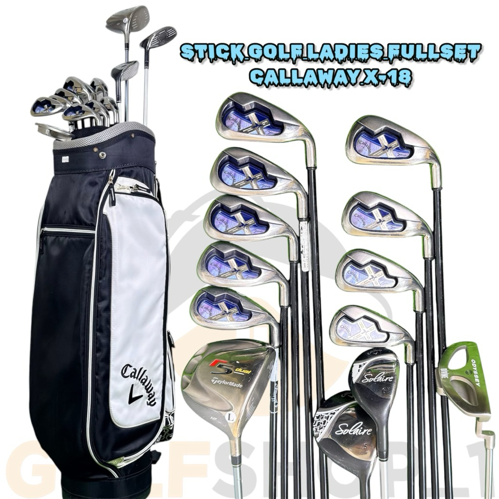 Stick Golf Ladies Callaway Golf Shaft Graphite Flek ladies Fullset Bag Golf Second Original