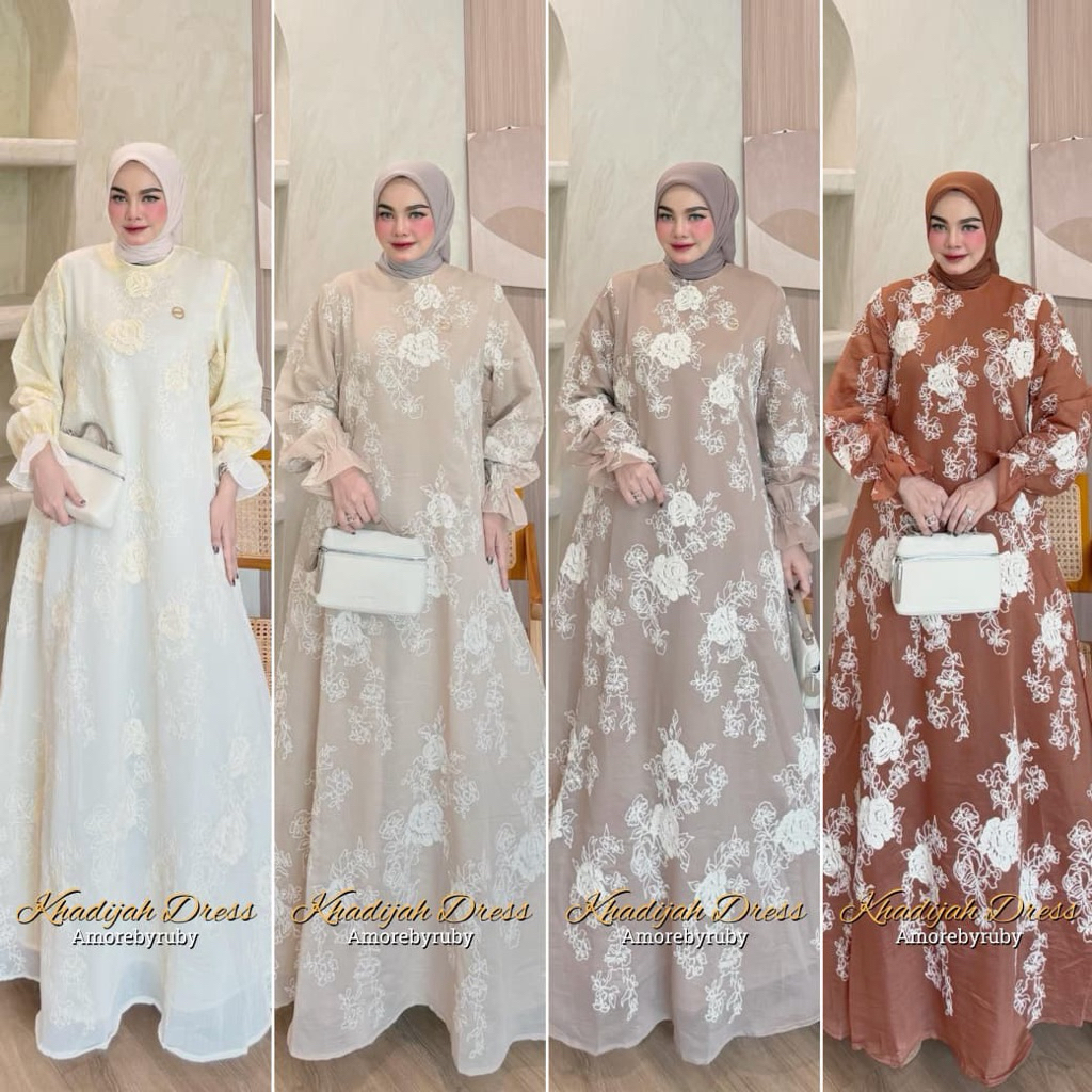 Khadijah dress Amore by ruby - gamis Amore by ruby - Amore by ruby - Khadijah dress Amore by ruby