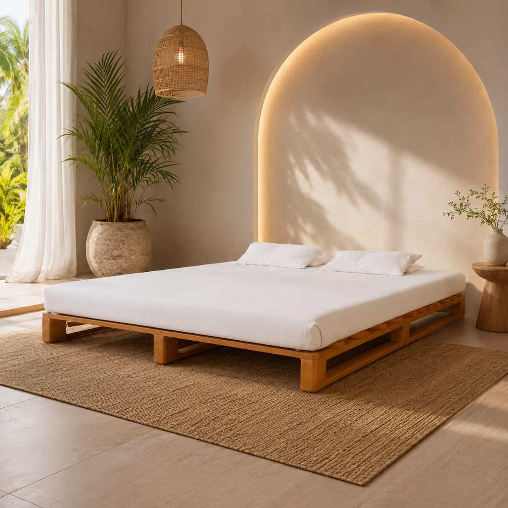Dapur Kai alas kasur divan springbed alas matras kayu