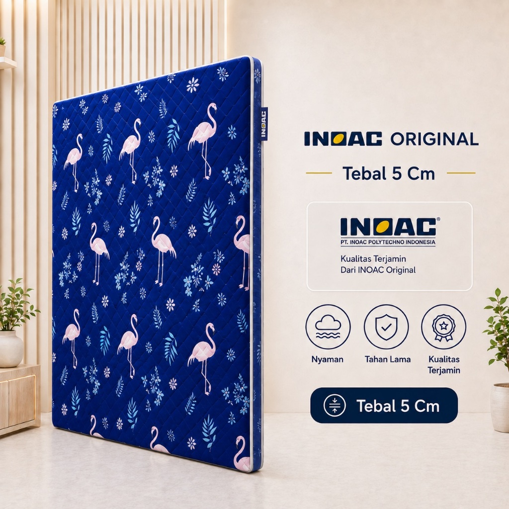 Kasur Busa INOAC EON D23 Original 200 x 100 x 5 cm / Kasur Lantai Tipis / Matras Busa Inoac