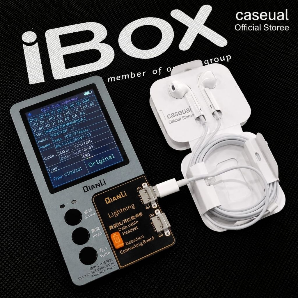 Headset Handsfree iPhone Lightning Original 100% Copotan iBox | X 11 11 Pro 11 Pro Max 12 Pro 12 Pro