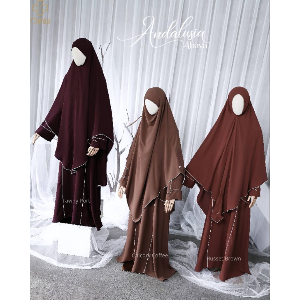 Andalusia Series New | Mahira | Abaya | Gamis | Khimar | FK | Khiban | Nonpad | Softpad