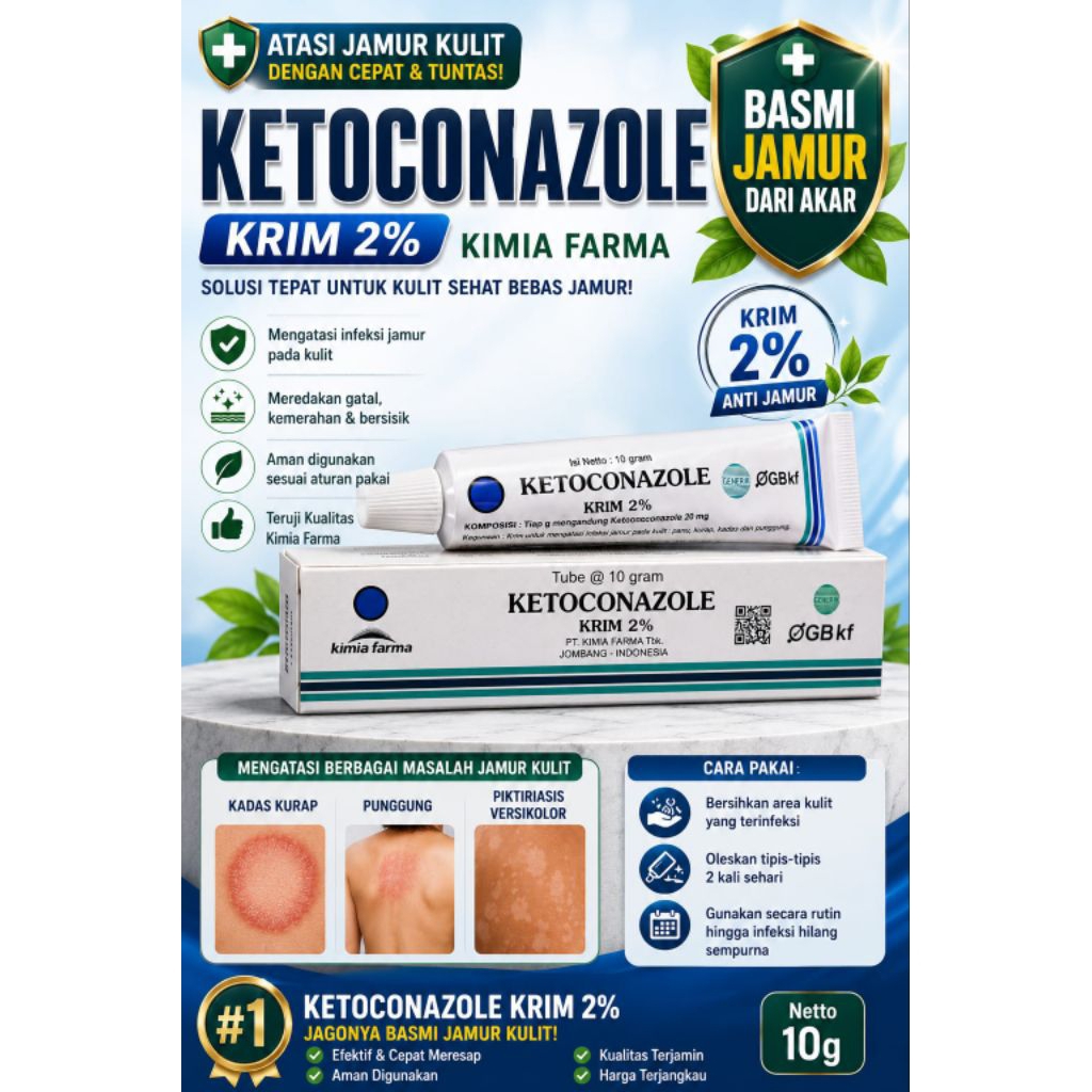 Ketoconazole Salep Gatal Kulit Jamur