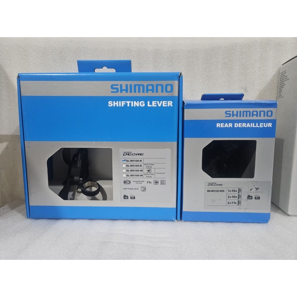 Shifter RD Shimano Deore M5120 11 speed Original Japan Sepeda MTB