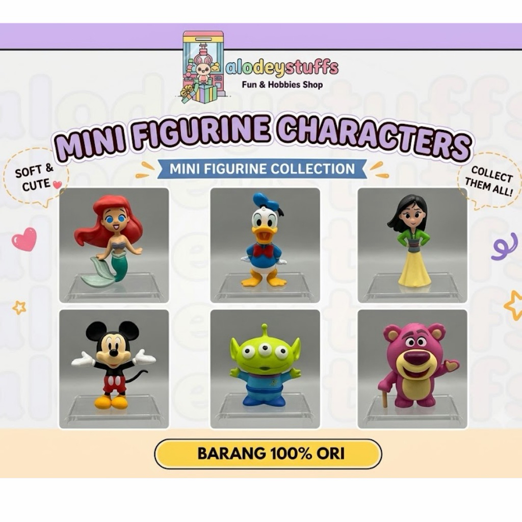 Disney Mini Figurine Characters