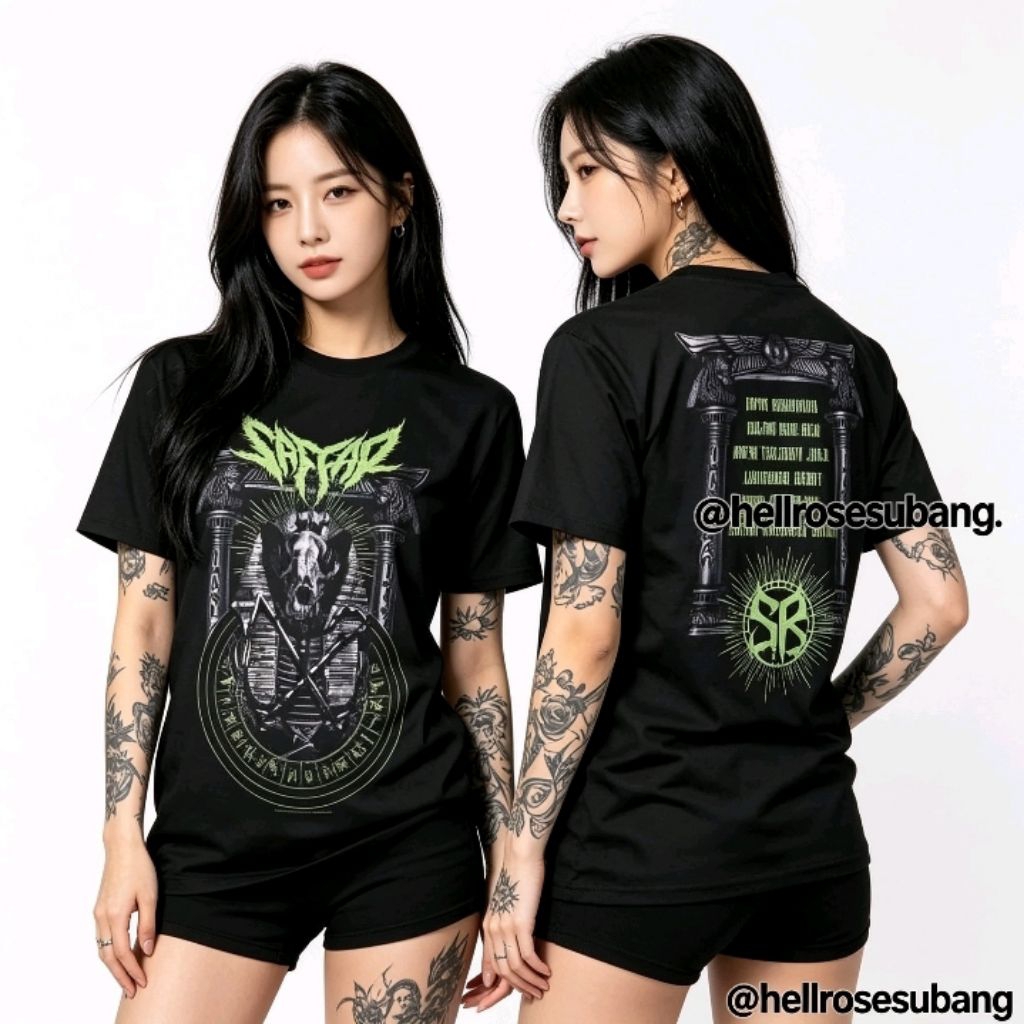 SAFFAR - LINGKARAN SESAT / KAOS BAND METAL ORIGINAL