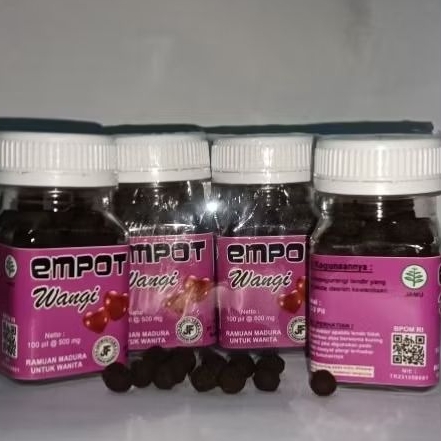Empot Wangi Bpom 100pil - Empot Empot Ungu Super Jamu Firdaus Madura