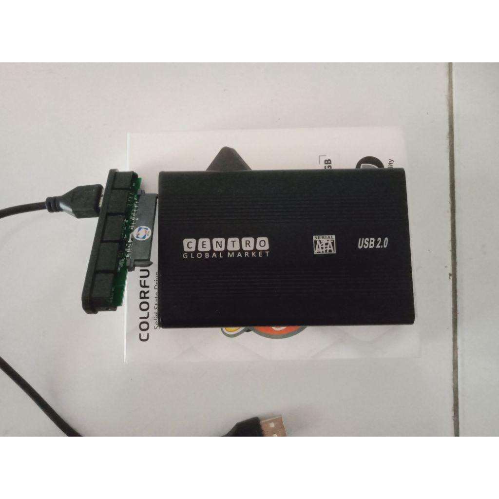 Casing HDD Hardisk 2.5 Inch Sata External Case USB 2.0 l barang second pernah dipakai
