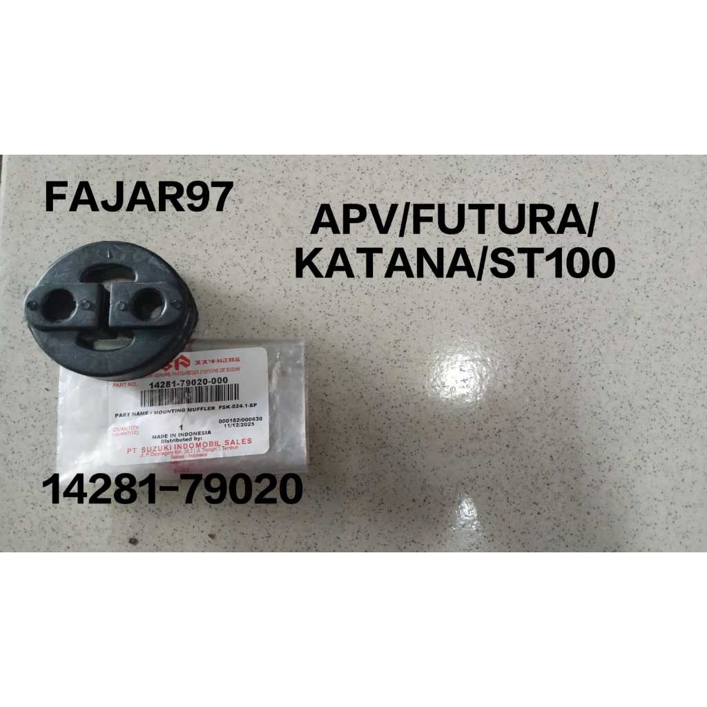 Karet gantungan knalpot CARRY ST100/APV/FUTURA/KATANA/WAGON/ERTIGA 2012-2017/FRONX/SWIFT/NEW ESCUDO 