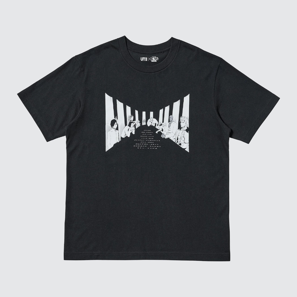 Tshirt Uniqlo Bleach (Espada) | Manga UT Shueisha 100th Kaos Lengan Pendek -  Hitam