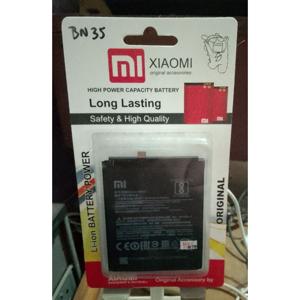 Baterai Mi Redmi 5 BN35 Batere BN 35