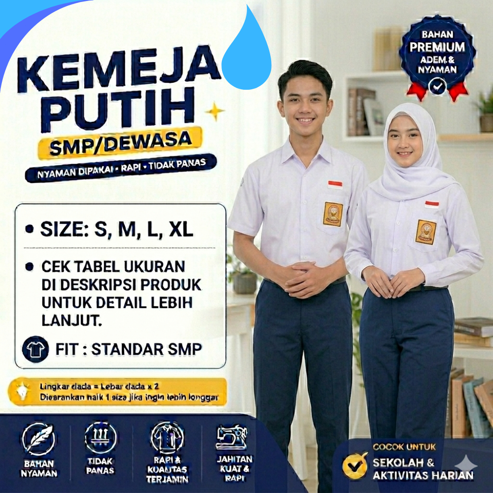 SERAGAM OSIS SMP PANJANG PENDEK