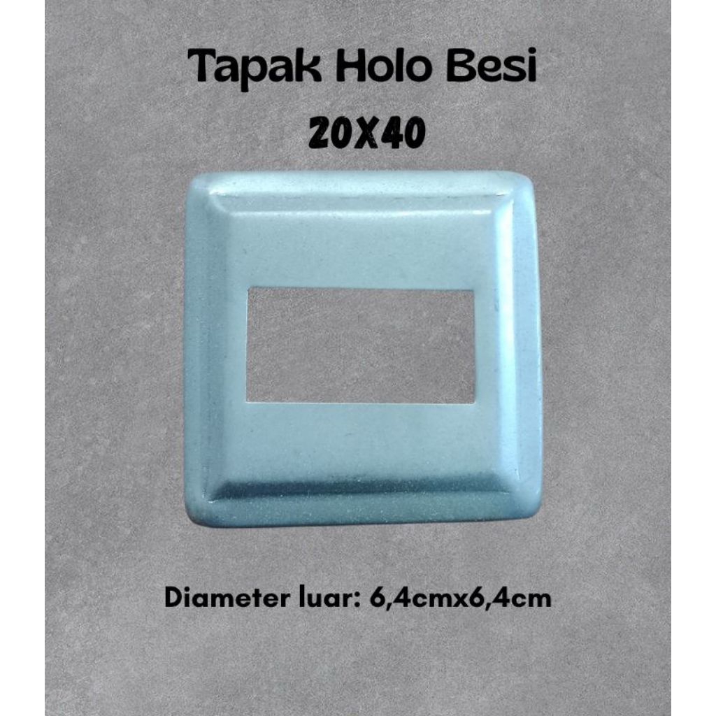 Ornamen Tapak Holo Besi// Sepatu Holo// Ring Tapak 20x40, 30x60, 40x60 dan 40x80