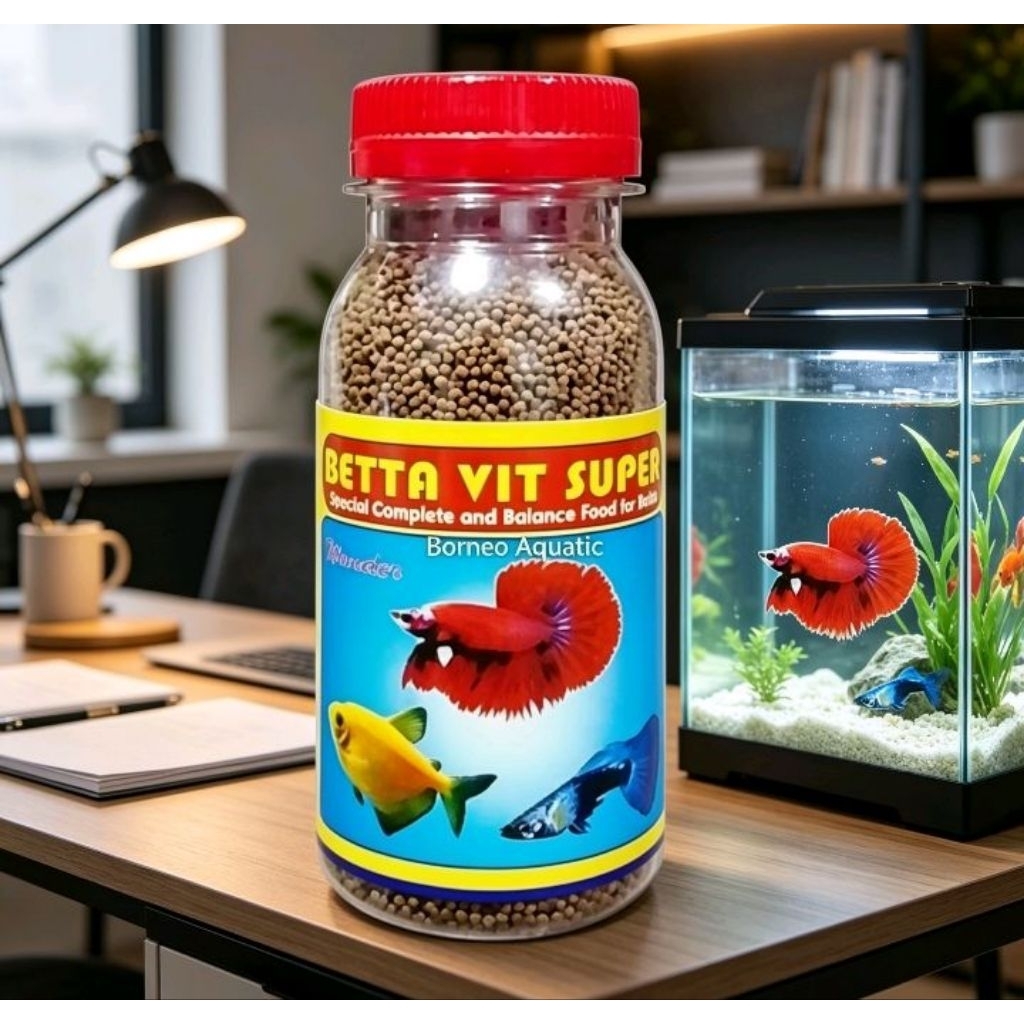 PAKAN BETTA VIT // PAKAN IKAN CUPANG & IKAN HIAS KECIL