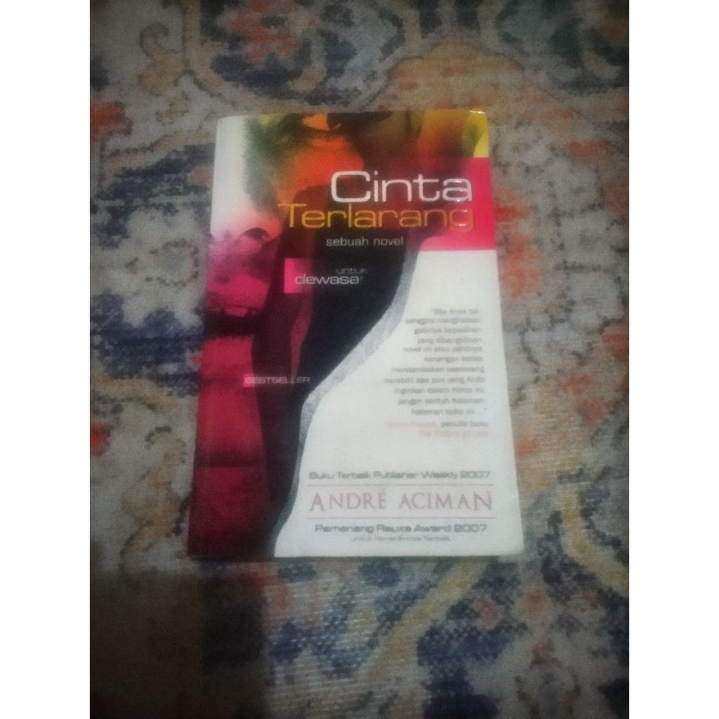 Preloved Novel Original Cinta Terlarang - Andre Aciman terbitan Serambi