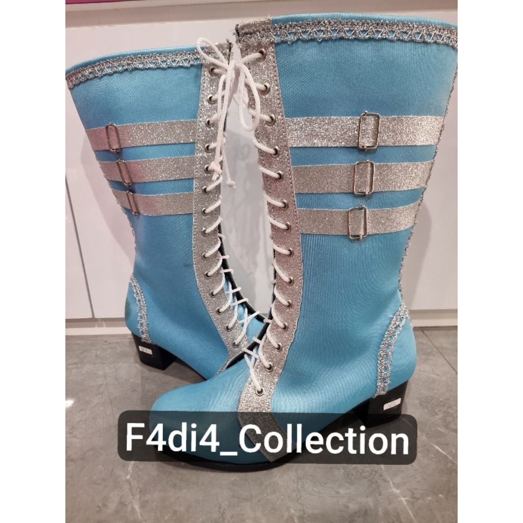 Sepatu Mayoret Tali Gesper Biru/Sepatu Mayoret Terbaru