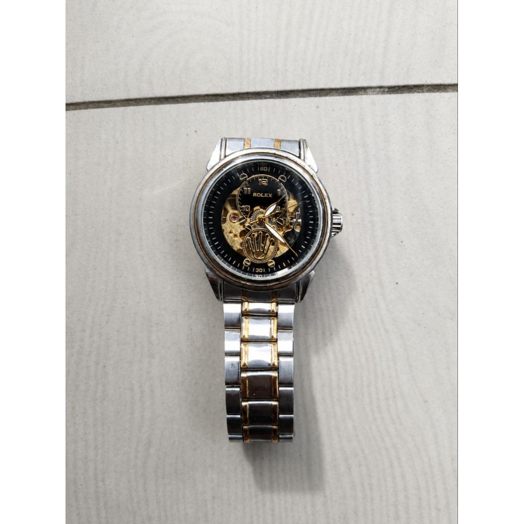 Rolex transparan mesin otomatis
