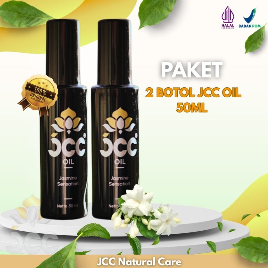 Paket 2 Botol JCC Oil Aromatherapy Herbal Alami 100% Original