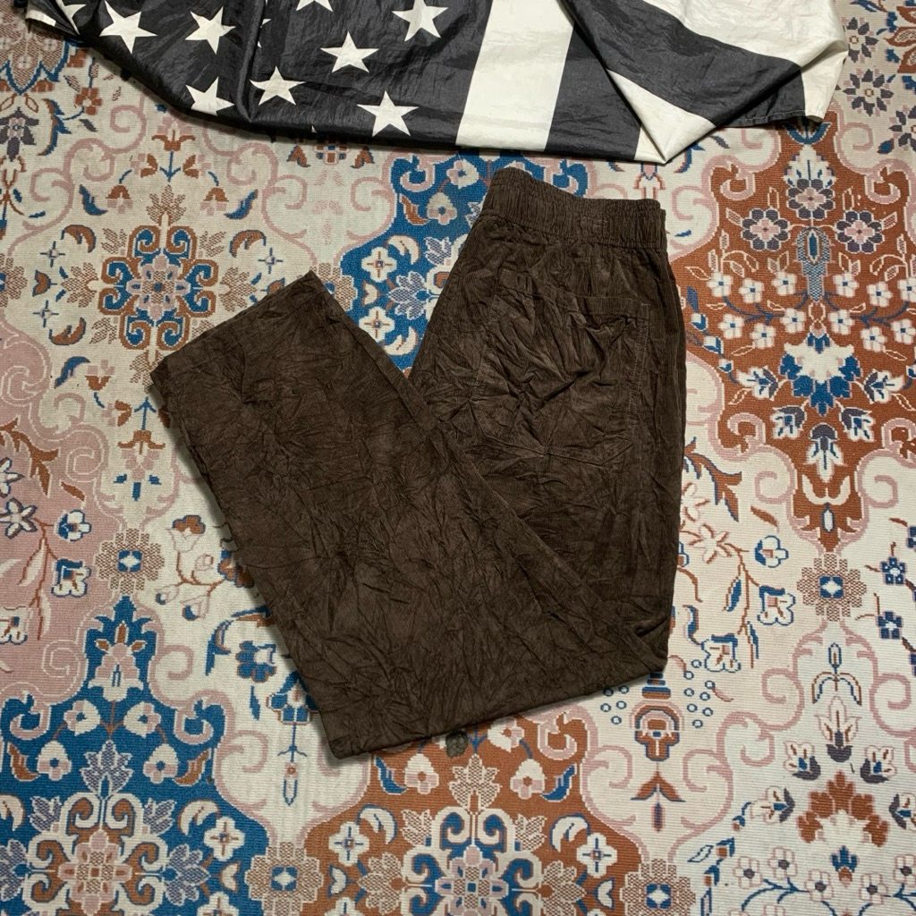 CORDUROY PANTS GU REGULAR FIT