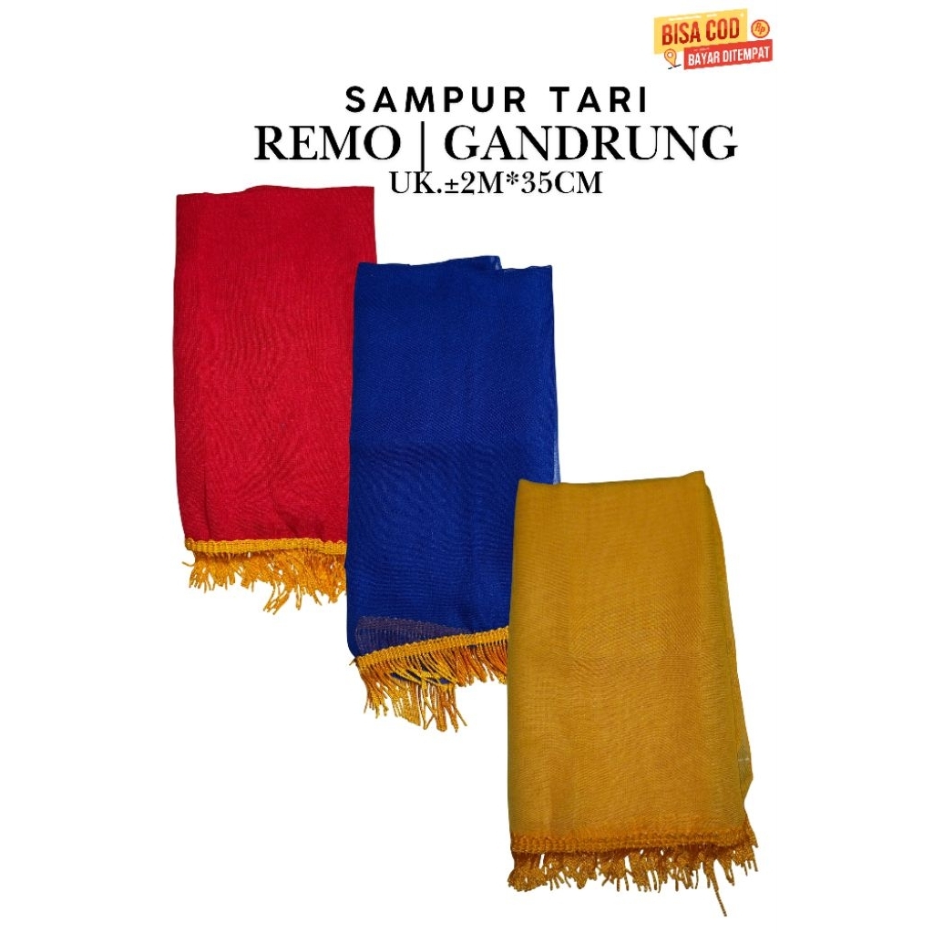 Selendang gandrung remo | selendang tari gombyok | sampur remo