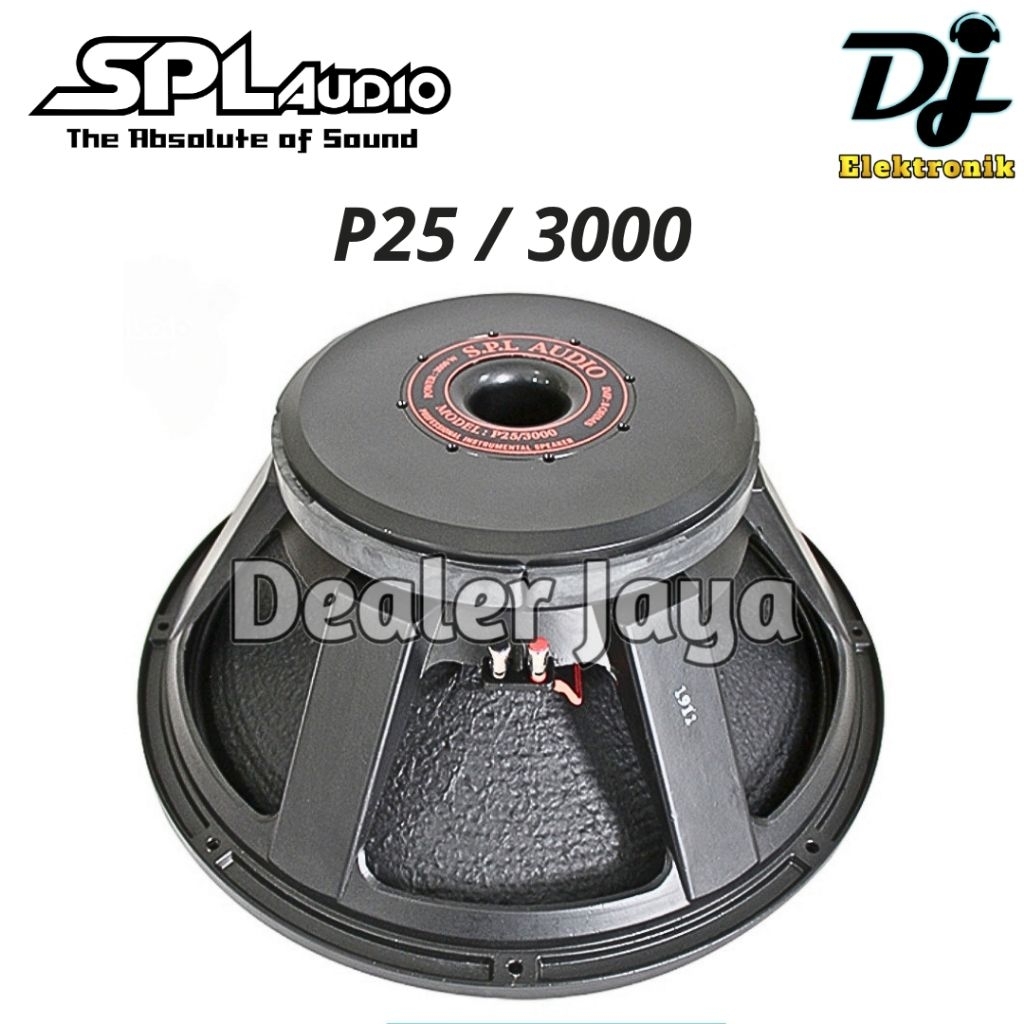 Speaker Komponen SPL Audio P25 / 3000 / P25-3000 - 25 inch
