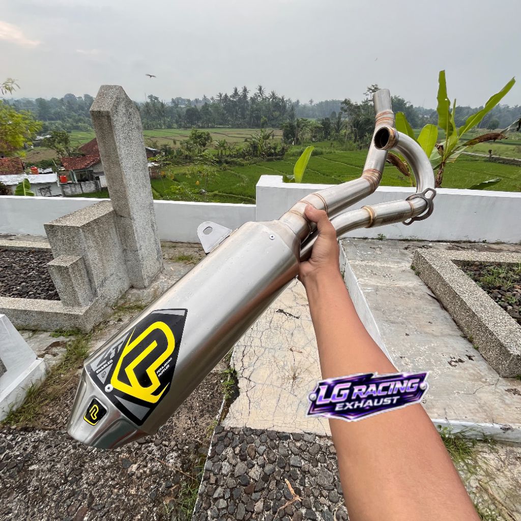 knalpot pekajaman muffler stainless crf,klx,dtracker,wr