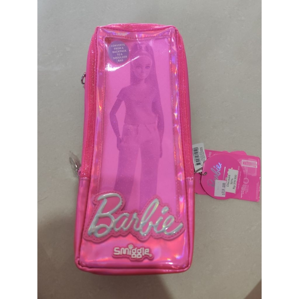 PRELOVED / BNWT: Tas Barbie x Smiggle 2-Way Bag