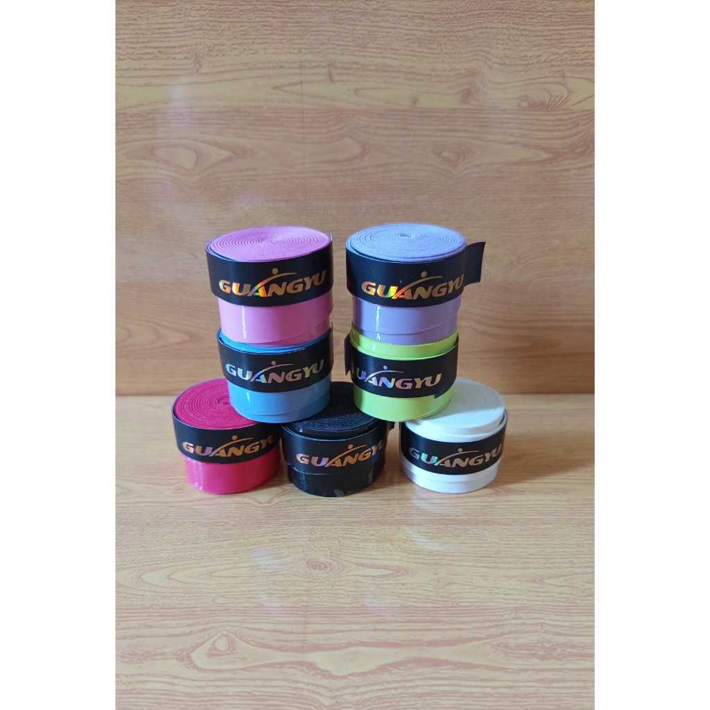 TERMURAH Grip raket GuangYu original grip raket badminton tenis padel pancing joran anti selip Siap