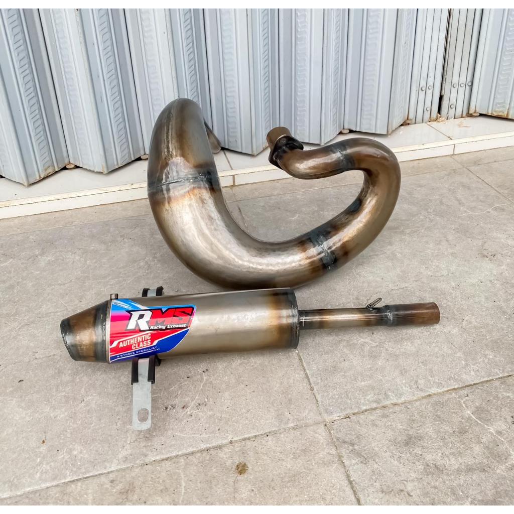 Knalpot Udang Trabas Satria 2 Tak Rangka Standar Trill GTX KTM Motocross