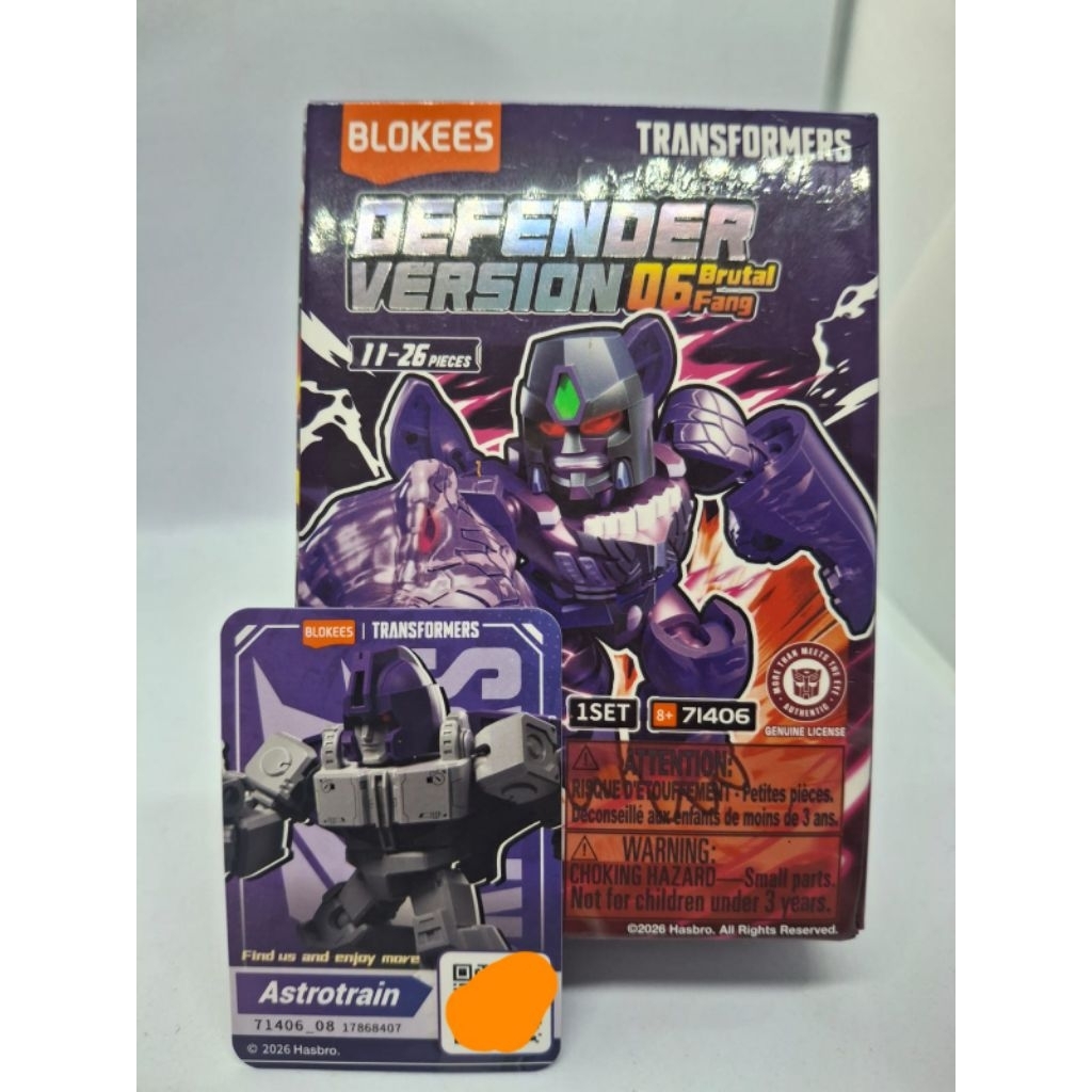 Blokees Transformers Defender Version 6 Astrotrain OFC