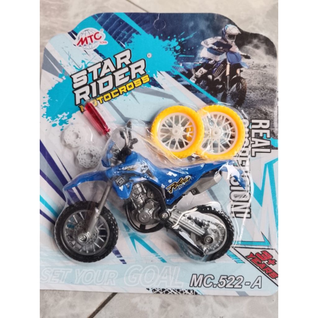 STAR RIDER MOTOR CROSS/MAINAN MINIATUR SEPEDA MOTOR CROSS