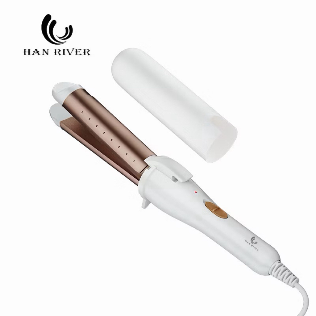 INSTANT HAN RIVER Catokan Rambut 32mm Catokan Rambut Curly 2in1 Hair Straightener Multifunction - He