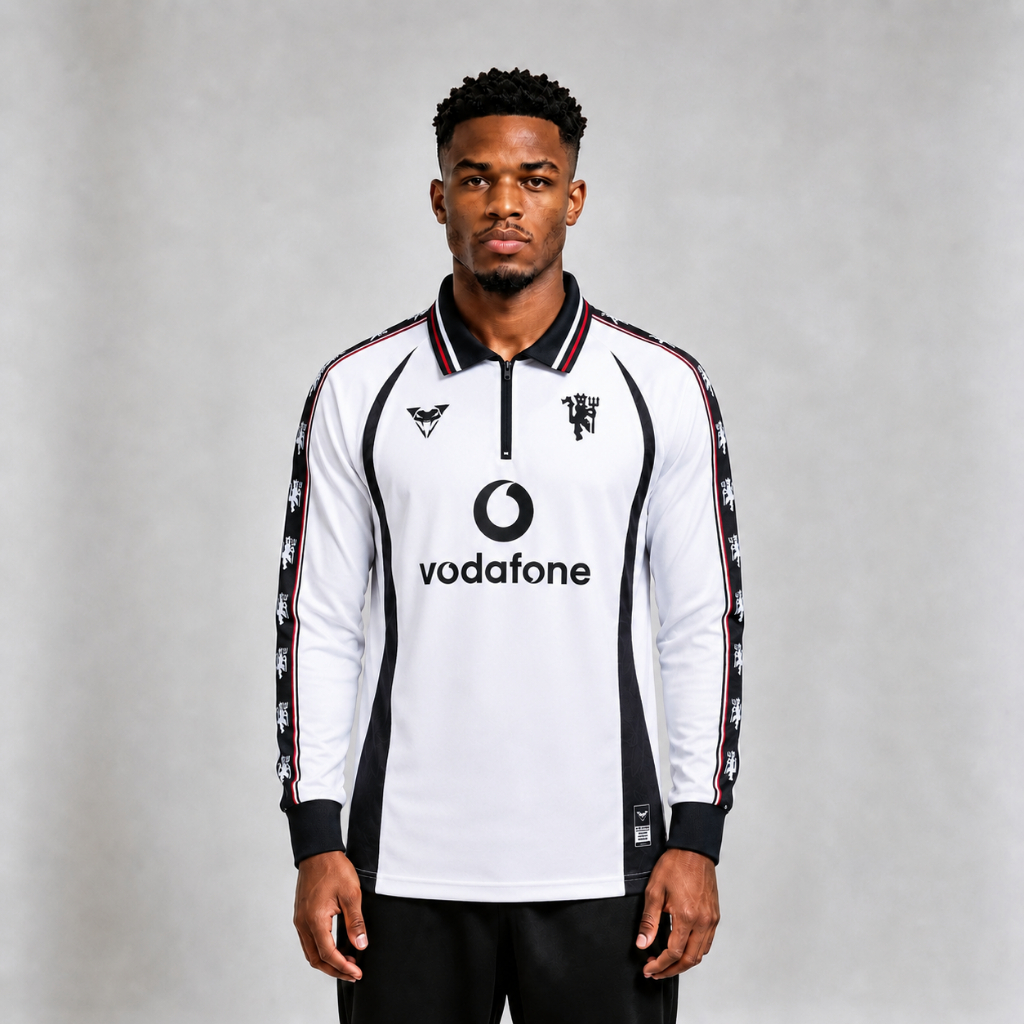 JERSI TANGAN PANJANG MANCHESTER UNITED PUTIH