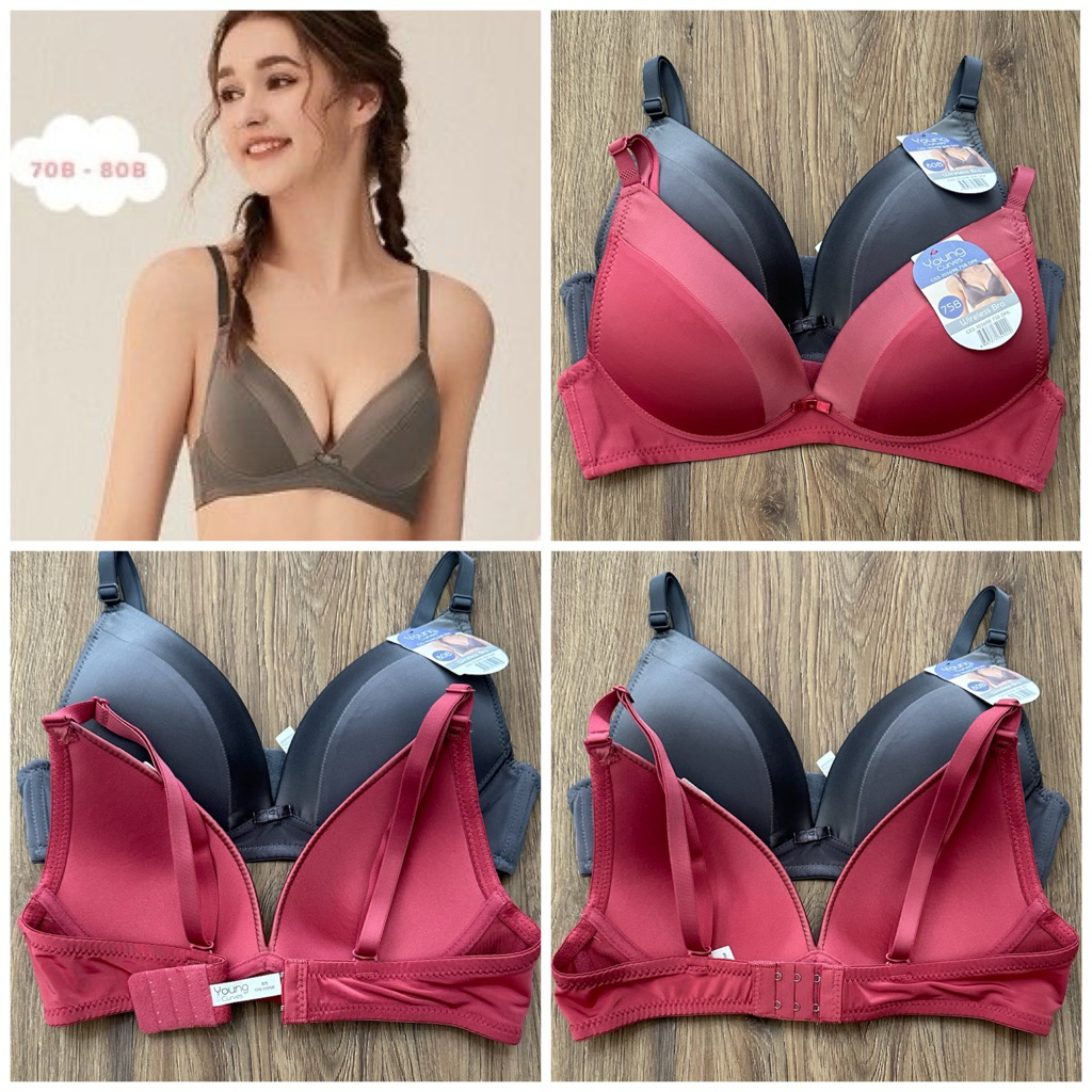 Young curves bra wireless C03-10369B branded original sale